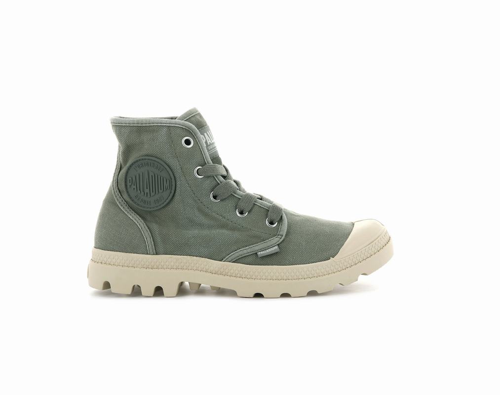 Palladium Pampa Hi Damen Stiefel Grün ||402891-CTH||